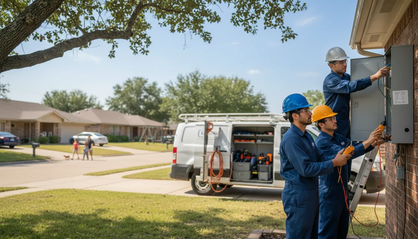 Certified electrician providing emergency electrical services in Pollock, SD